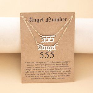 Angel Number Necklace 555
